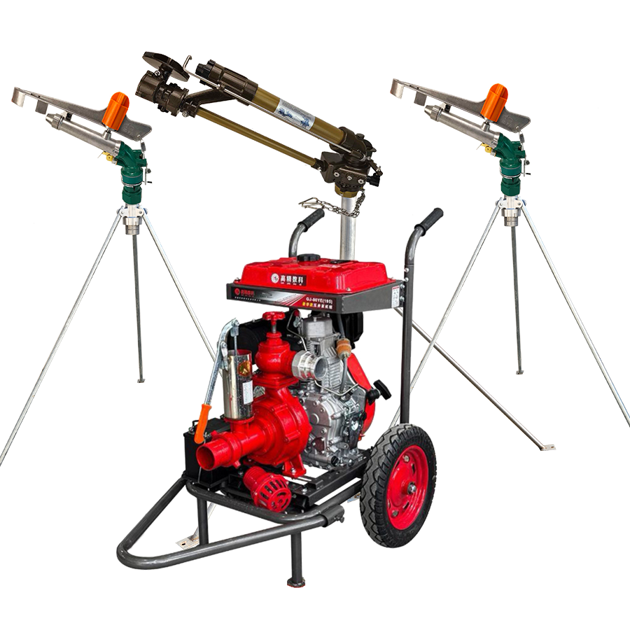 南岸一体式灌溉机组 全套喷枪水带配齐 抗旱浇地神器